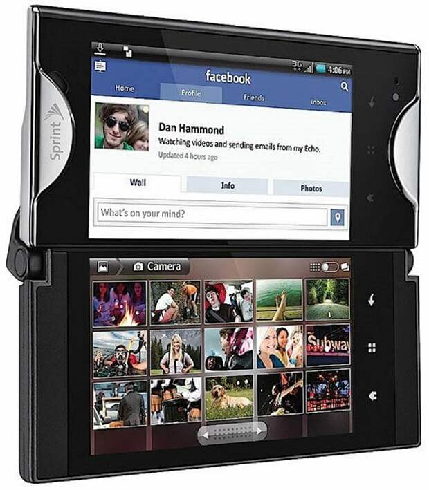 Kyocera Echo. Источник изображения: joyofandroid.com