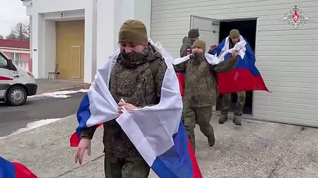 Появились первые кадры с освобожденными из плена ВСУ россиянами