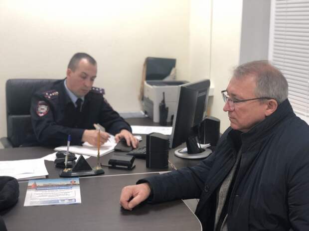 Член Общественного совета при УВД по САО принял участие в Едином дне приёма населения.