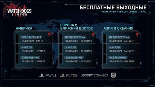 Watch Dogs Legion станет временно бесплатной на PC и PlayStation Watch Dogs Legion станет временно бесплатной на PC и PlayStation