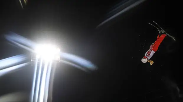 Спиридонова и Никитин довольны выступлением в лыжной акробатике