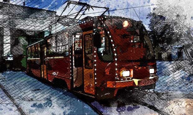 В Орле с 31 декабря запустят новогодние трамвай, троллейбус и автобус