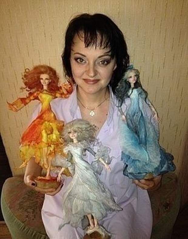 Куклы художницы Оксаны Славниковой