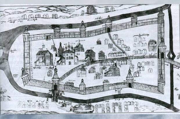 Олонецкая крепость. Карелия. Приблизительный год постройки - 1649. 