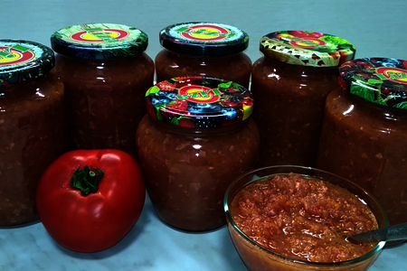 Кабачковая аджика на зиму