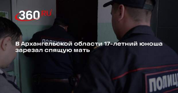 В Архангельской области 17-летний юноша зарезал спящую мать