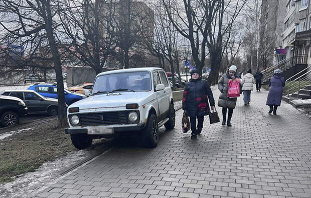 В Туле прохожие заметили автохама на улице Фрунзе