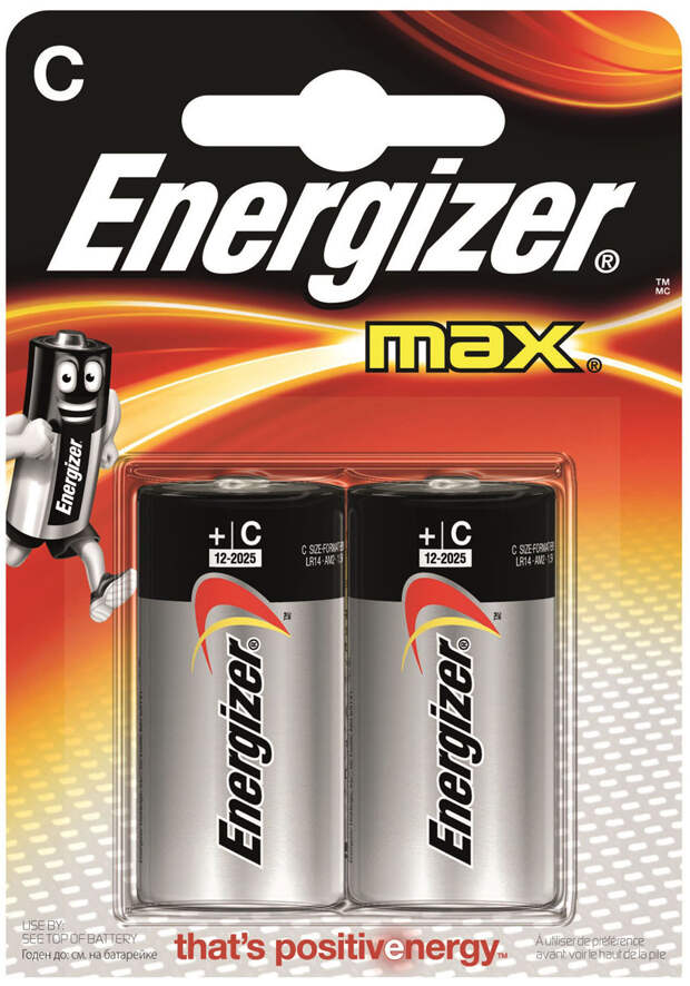 Батарейки Energizer Max Е93/С, 1.5V (2 штуки) | Купить с доставкой |  My-shop.ru
