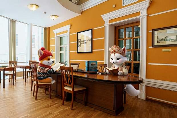 Репортаж из библиотеки с героями "Зимы в Москве" опубликован в "Мосфото"