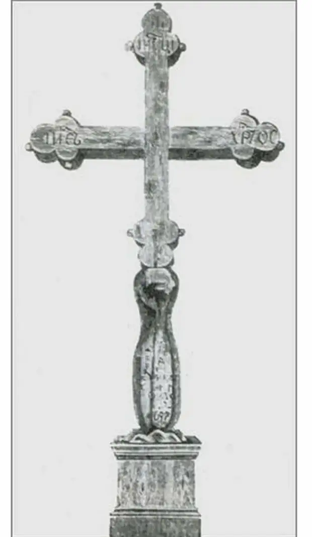 Уникальная реликвия. Крест Петра I, вырезанный им собственноручно в память о спасении