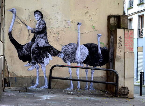 Уличный художник Levalet Уличный художник Levalet