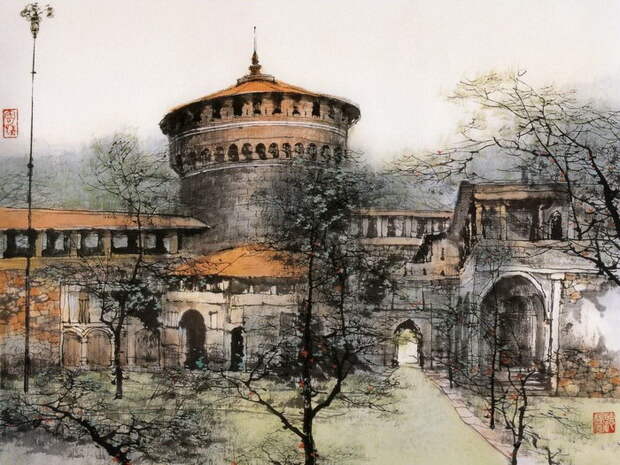Пейзажи Liu Maoshan Пейзажи Liu Maoshan