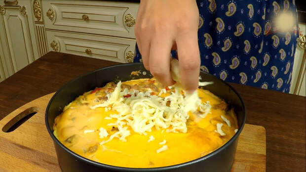 Мясной пирог на подушке из картофельного теста Еда, Кулинария, Рецепт, Пирог, Видео, Длиннопост
