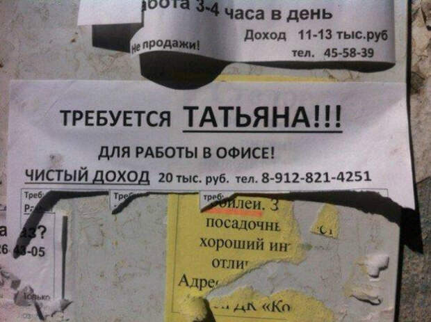 17 шедевральных объявлений и вывесок, авторы которых обладают отменным чувством юмора