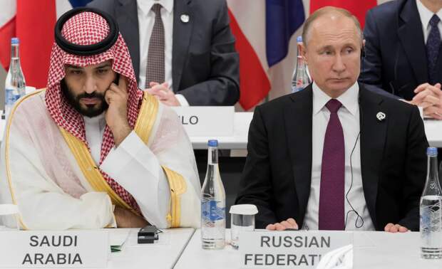 Мухаммед бен Салман и Владимир Путин