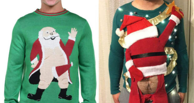 Развратный Санта и еще 29 уродливых рождественских свитеров