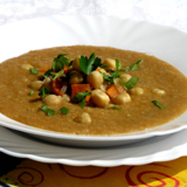 Пряный суп с нутом, овощами и тмином. (Обретение легкости: Тест-драйв)