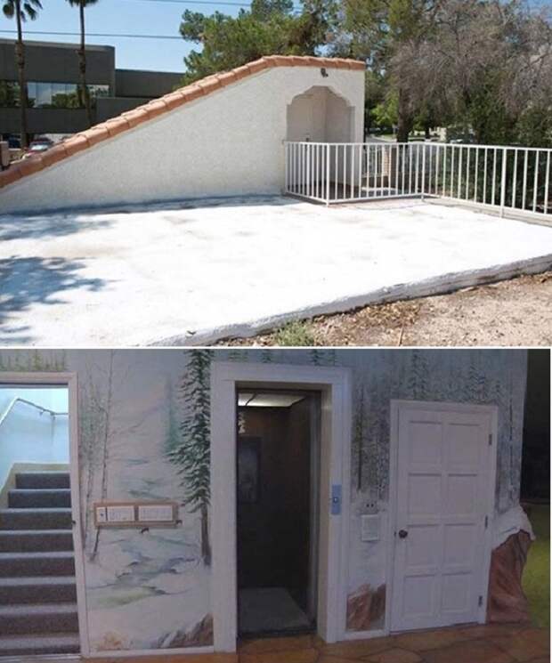 Снаружи - заурядный дом, каких миллионы, а в подвале - сюрприз с эффектом защиты от радиоактивных осадков