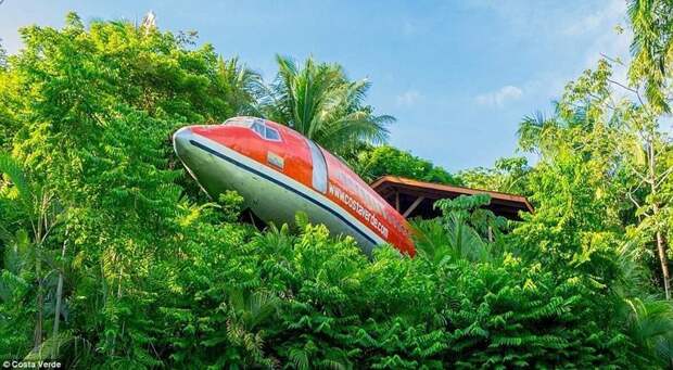 Costa Verde 727 Fuselage Home, Коста-Рика Отели мира, авиа, вертолеты, вторая жизнь вещей, необычное жилье, необычные отели, самолеты, туристу на заметку