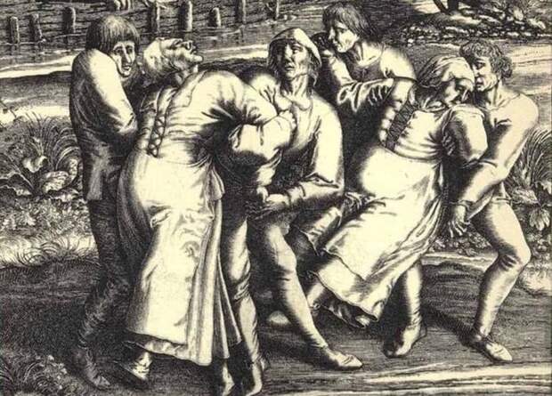 15. Танцующая чума 1518 года мистические убийства, паранормальное явление