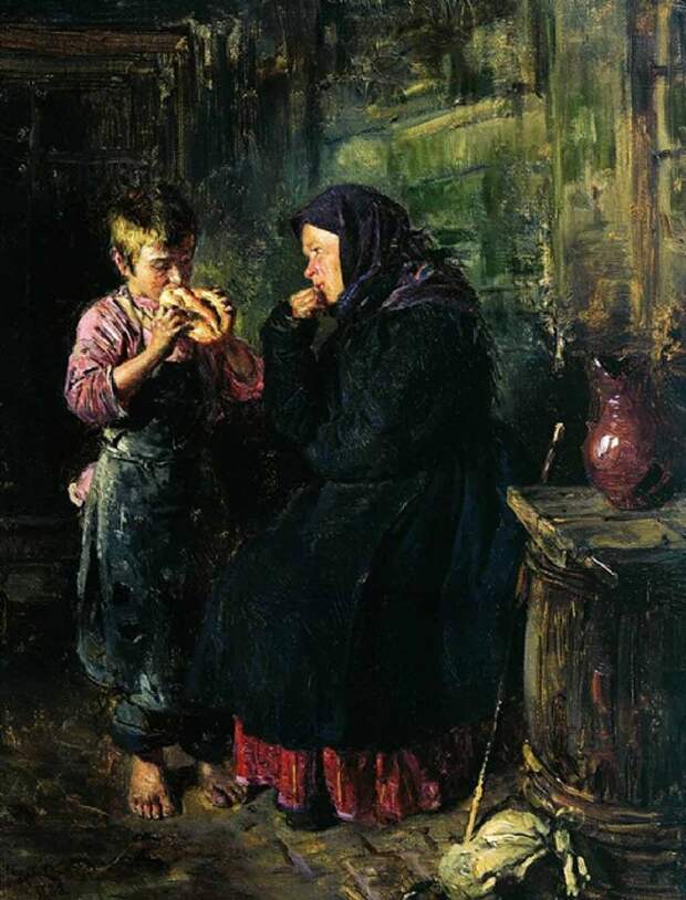 Свидание. (1883). Автор: Владимир Маковский.
