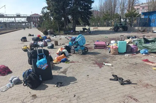 Минобороны РФ: Ракетный удар по вокзалу в Краматорске нанесен из подконтрольного Киеву Доброполья