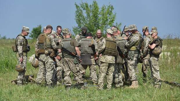 Украинские военные Украинские военные