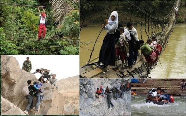 Несколько ужасающих моментов дороги в школу. Несколько ужасающих моментов дороги в школу.