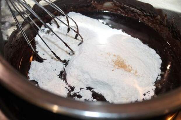 Шоколадный брауни (brownie) в домашних условиях, быстрый рецепт. Этап: 7