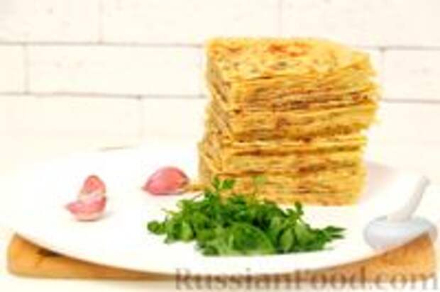 Фото к рецепту: Хычины с сыром и картофелем