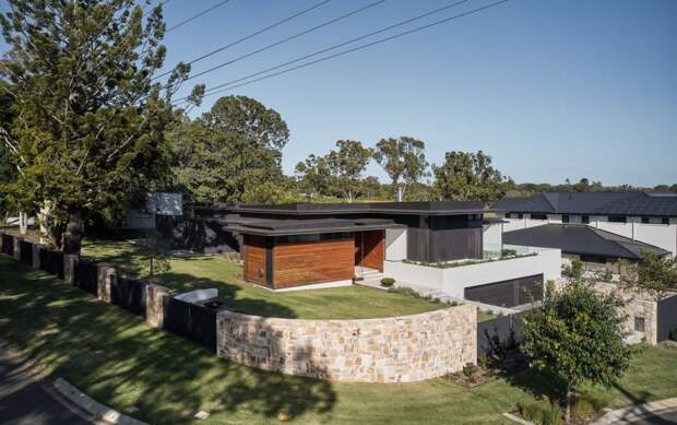 Современный дом с интересной богатой фактурой, Австралия