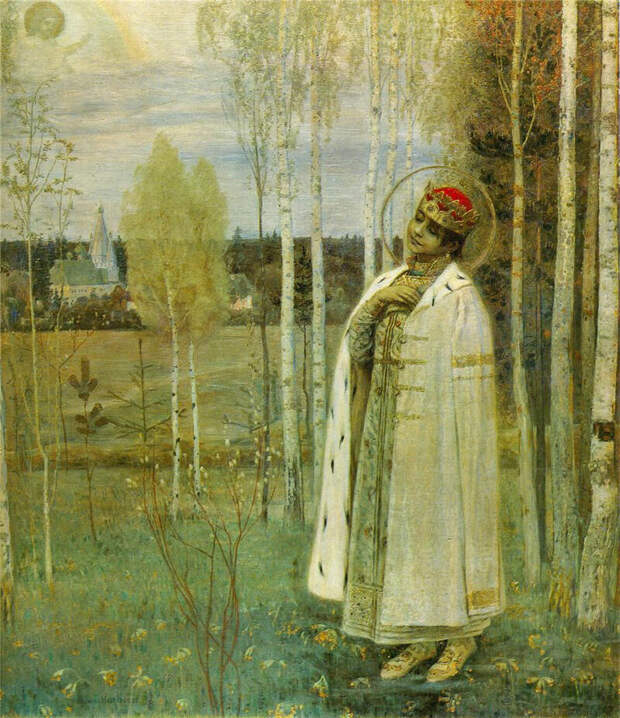 Царевич Дмитрий. Картина Михаила Нестерова, 1899 год. 