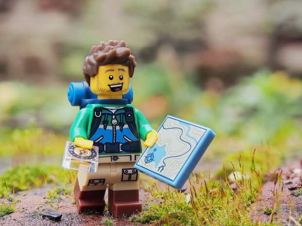 Hiker, Уокер, Рамблер, Lego, Прогулка, Исследовать