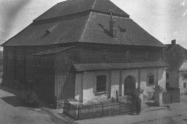 Синагога в Глубоком. 1916 год.