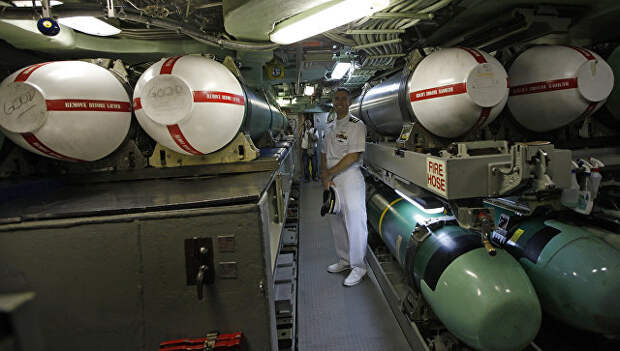 Ракеты Tomahawk на борту подлодки USS Hampton Ракеты Tomahawk на борту подлодки USS Hampton