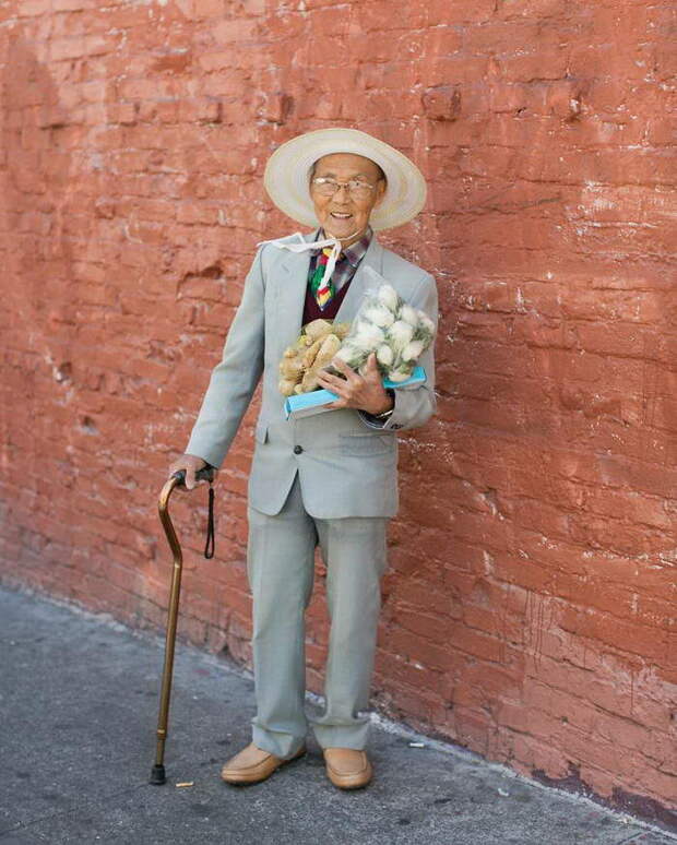 Мода пенсионеров Чайнатауна Сан-Франциско