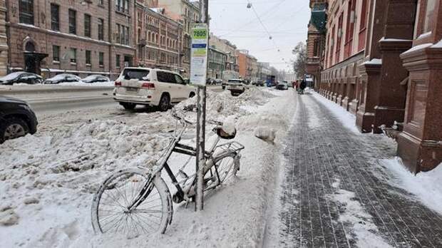 Зоны платных парковок очистят от снега в четырех районах Петербурга