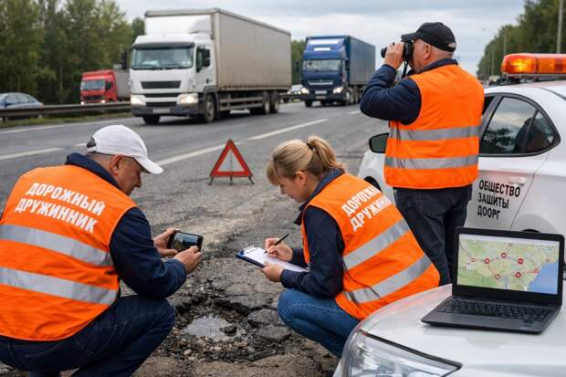 Дорожные дружинники займутся мониторингом состояния дорог