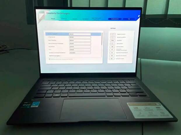 Системы UEFI разных производителей могут существенно отличаться друг от друга. Однако все они имеют общую черту: удобные, хорошо структурированные интерфейсы, поддерживающие ввод с помощью мыши. В данном примере показан интуитивно понятный интерфейс UEFI ноутбука Asus Zenbook 14X OLED.