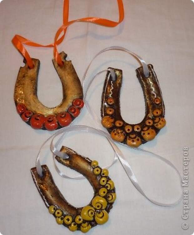 Мастер-класс Лепка Подковы на счастье Тесто соленое фото 9