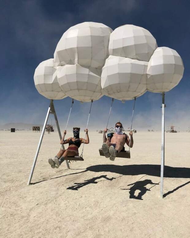 Самое пыльное и огненное событие года Burning Man 2019