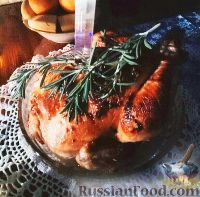 Фото к рецепту: Курица с мандаринами