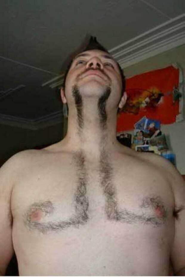 Лайт-вариант для мачо Лайт-вариант для мачо makeup, tatoo, красота, макияж, пирсинг, прически, тату, юмор