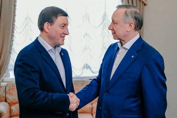 Александр Беглов поздравил Андрея Турчака с назначением врио главы Республики Алтай