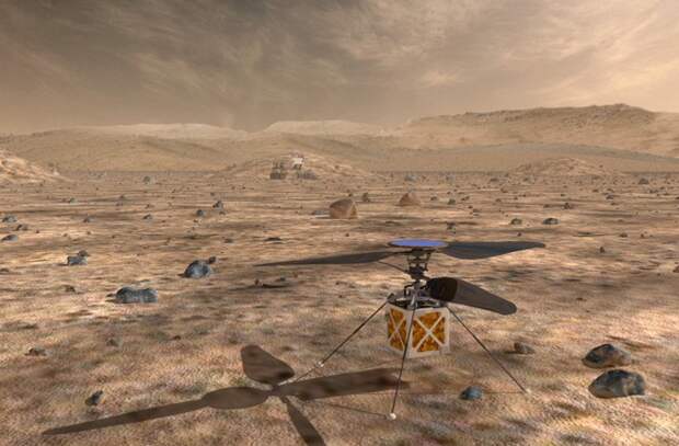 Mars Helicopter – миниатюрный беспилотник для освоения Марса
