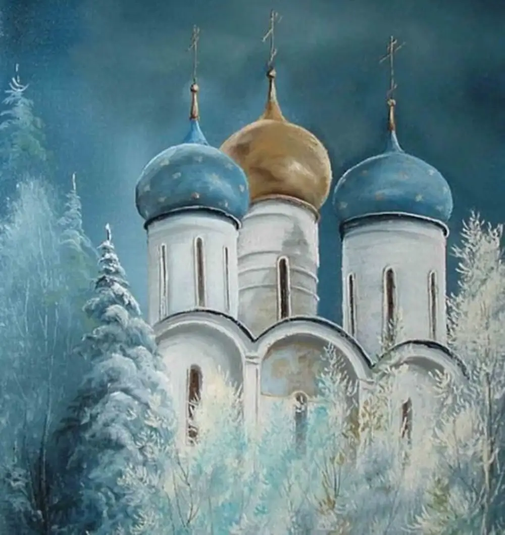 Гусак Наталья Юрьевна зимний пейзаж