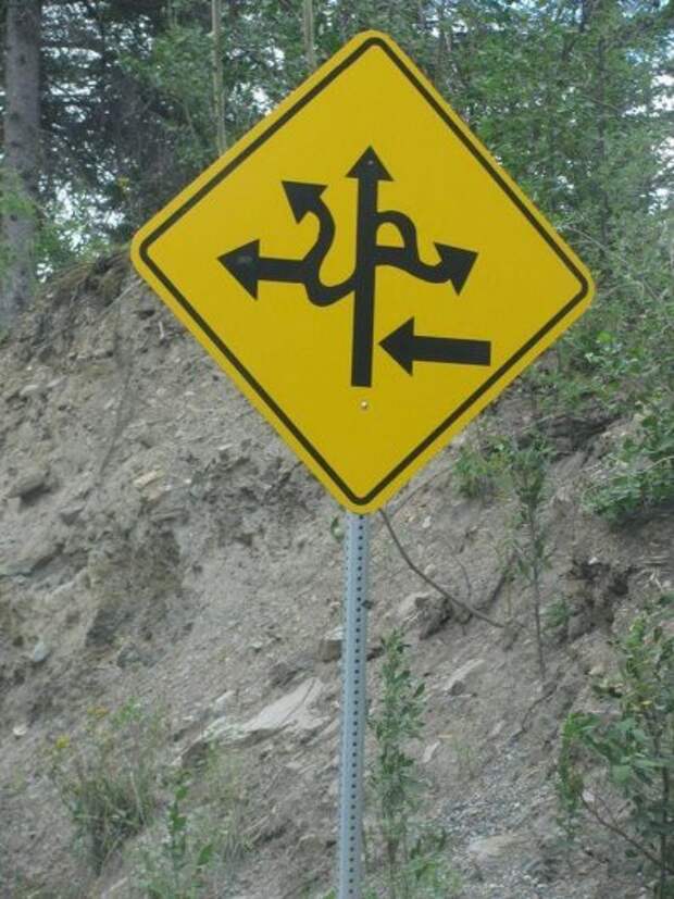Странные дорожные знаки со всего мира