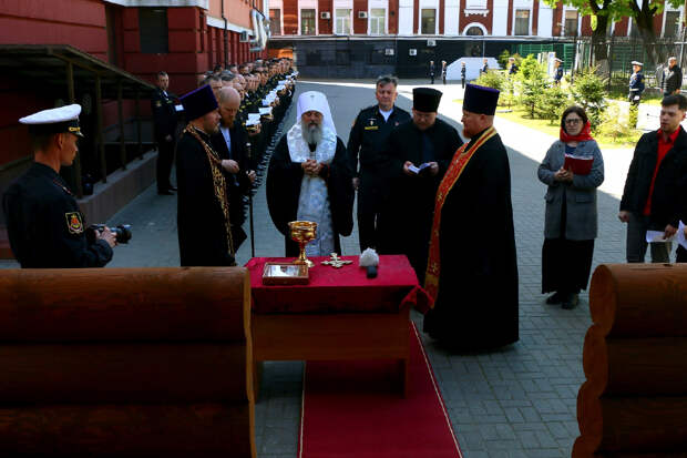 В штабе Балтийского флота освятили часовню в честь святителя и чудотворца Спиридона Тримифунтского