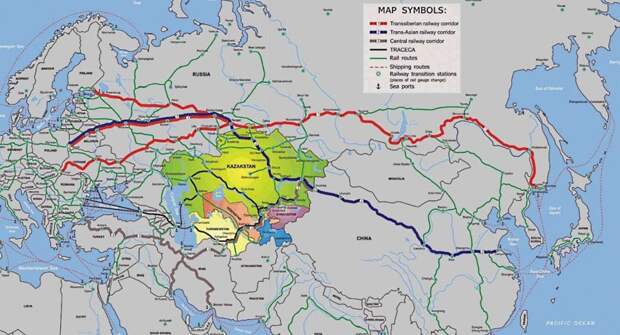 Международные транспортные коридоры мира