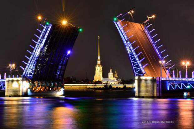 Волшебная красота мостов Петербурга (14 фото)